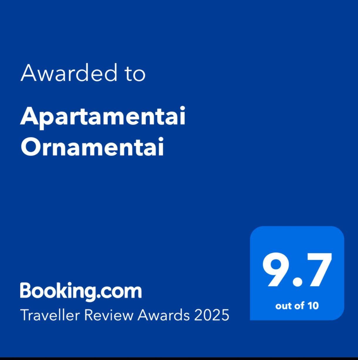 Apartamentai Ornamentai *